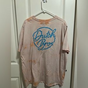 Orange Tie-Dye Dutch Bros T-shirt
